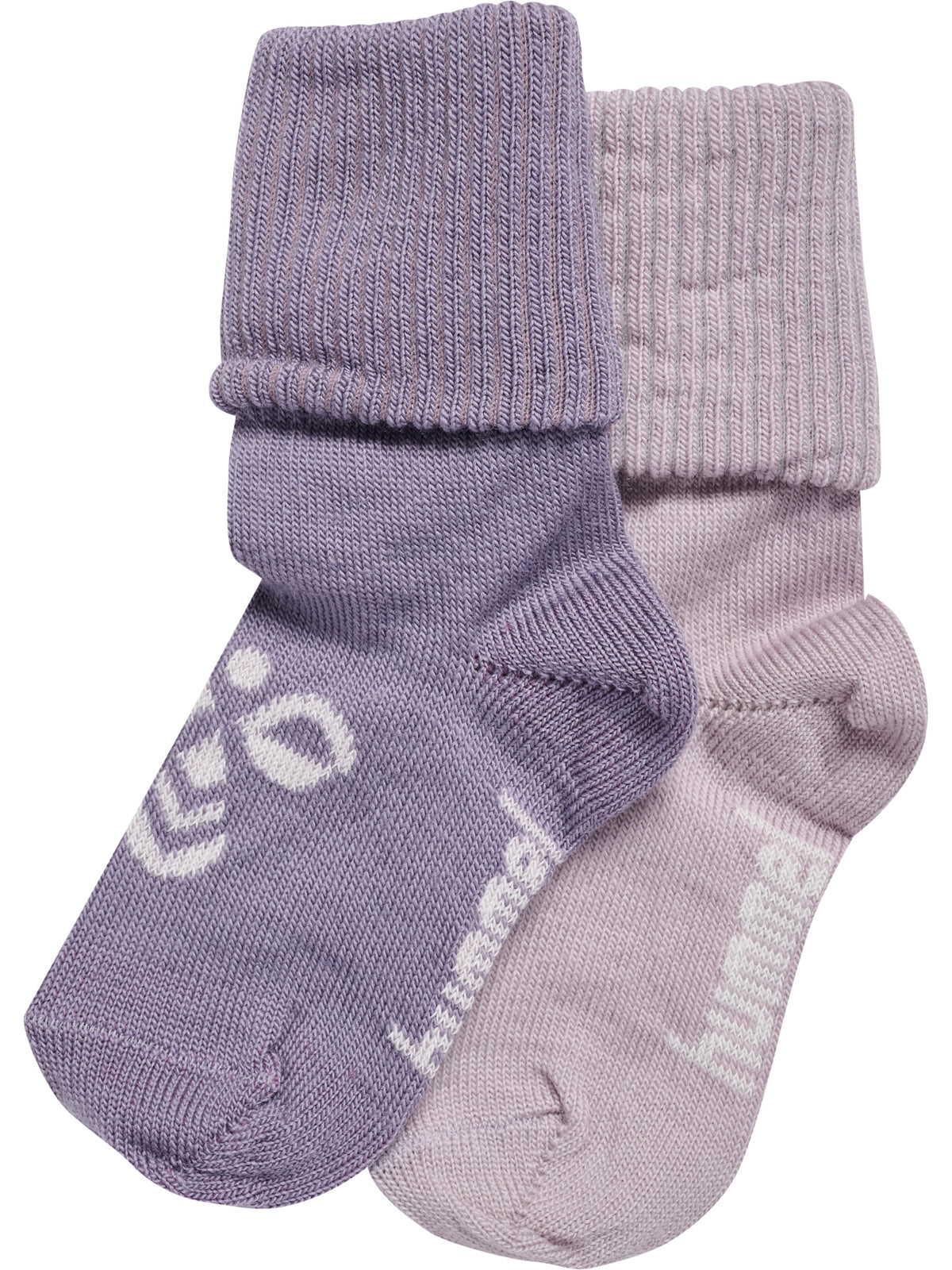 HUMMEL Mini Wool 2-Pack Socks Kind (gray ridge/cloud gray)