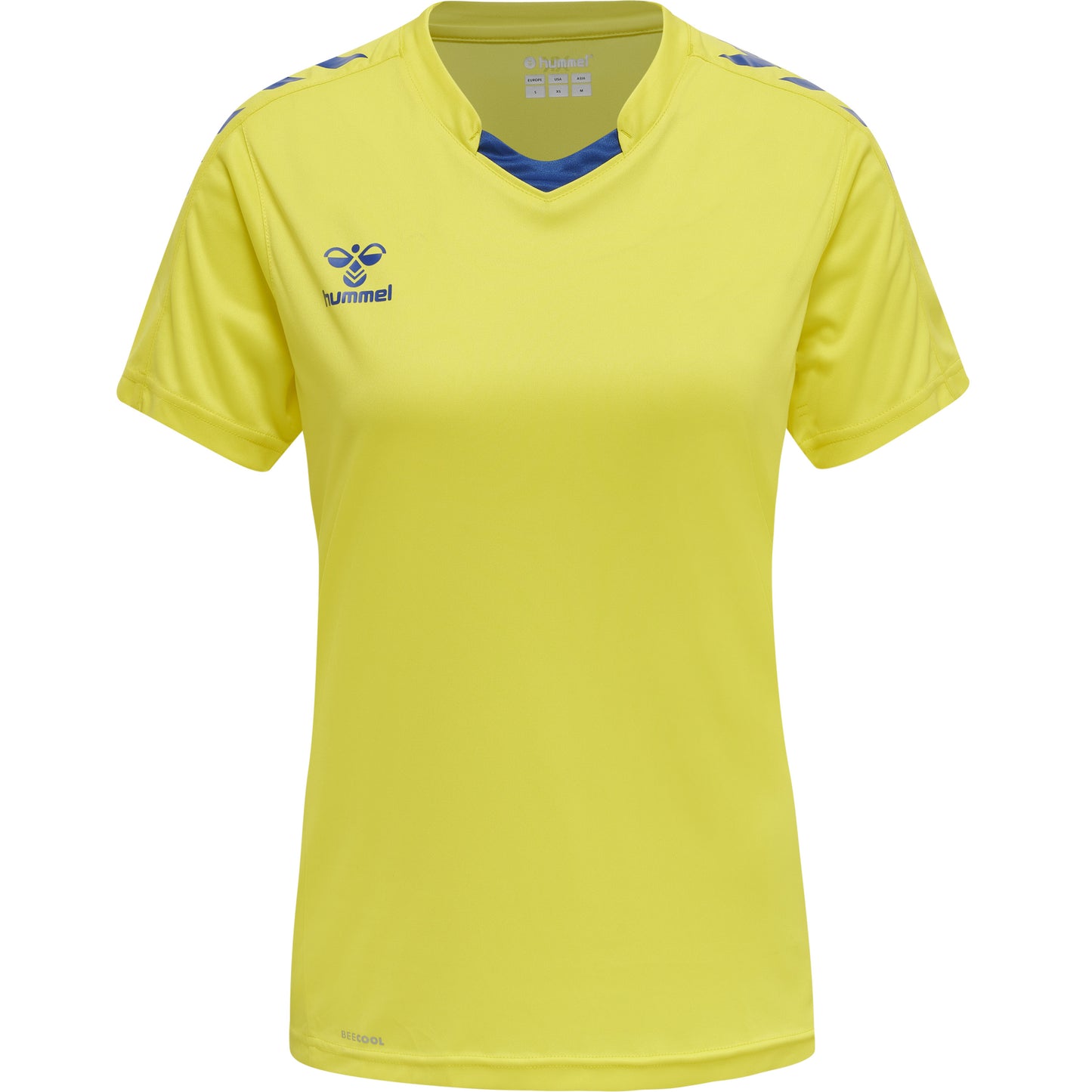 HUMMEL Core Xk Poly Jersey S/S Damen Gelb