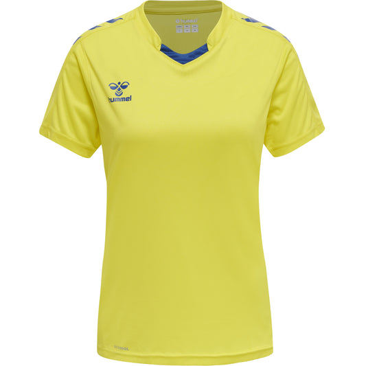 HUMMEL Core Xk Poly Jersey S/S Damen Gelb