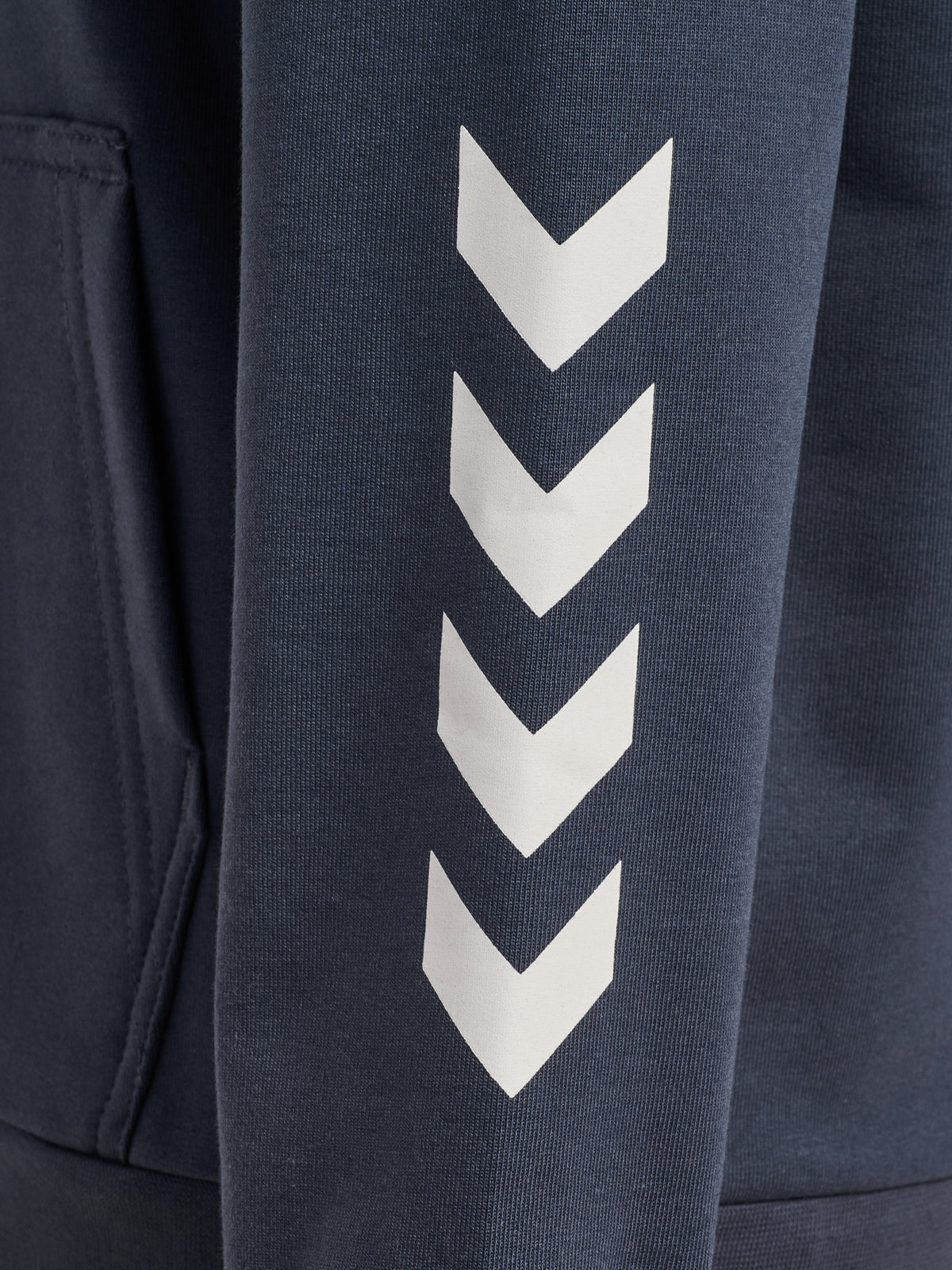 HUMMEL Reg Logo Hoodie Kind (ombre blue)