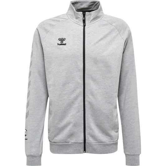 HUMMEL Move Grid Cotton Zip Jacket Herren Grau
