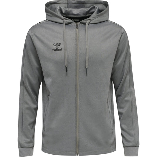 HUMMEL Core Xk Poly Zip Hood Sweat Unisex Grau