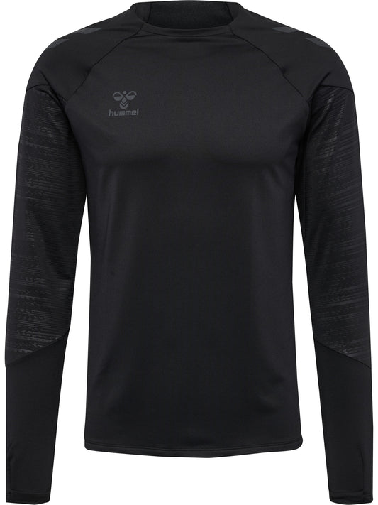 HUMMEL Pro Training Crew Sweat Unisex Schwarz