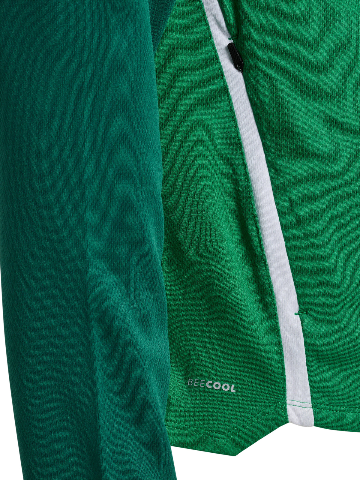 HUMMEL Lead 2.0 Zip Hoodie (jelly bean/evergreen)