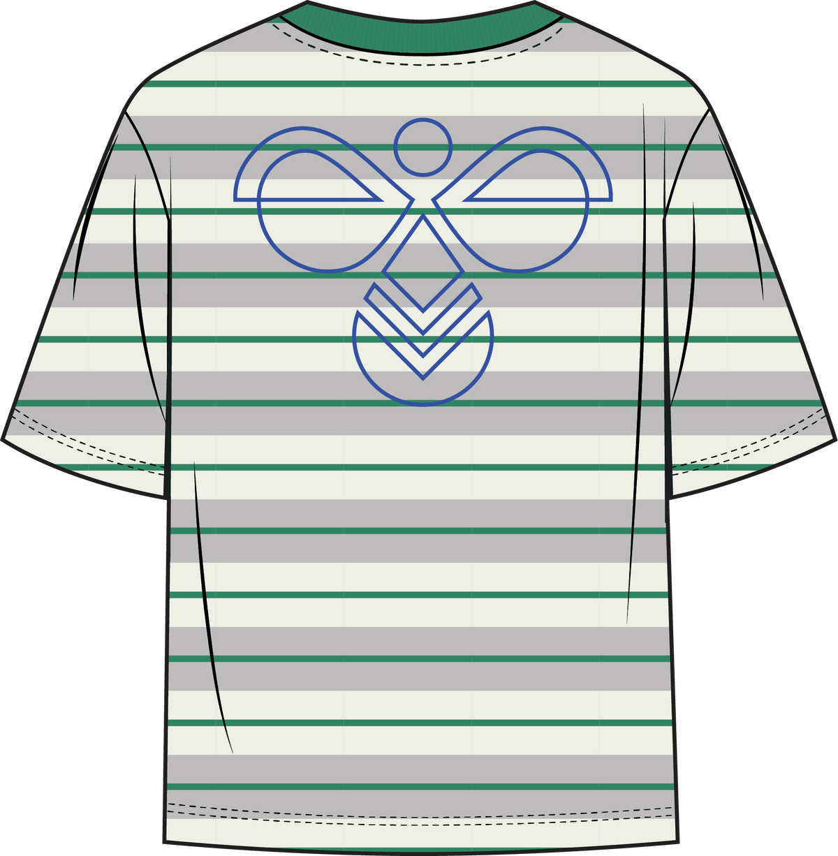 HUMMEL Filur S/S Boxy T-Shirt Kind (leprechaun)