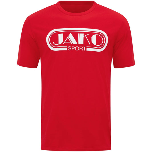 JAKO T-Shirt Retro Unisex Rot