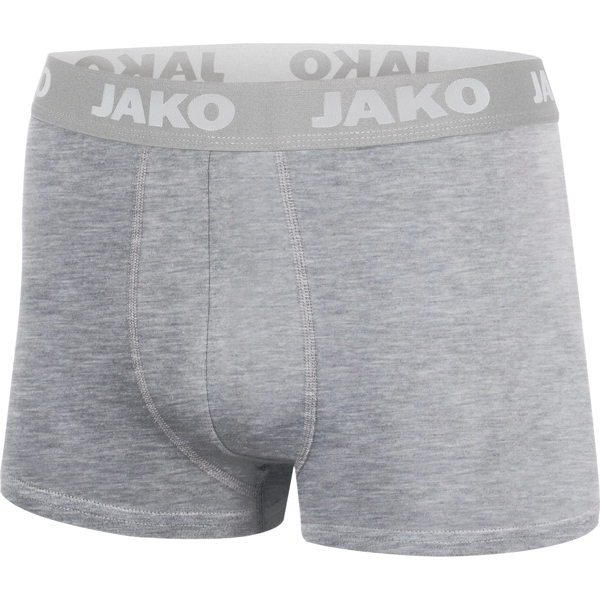 JAKO Boxershort Basic 2er Pack (grau meliert)