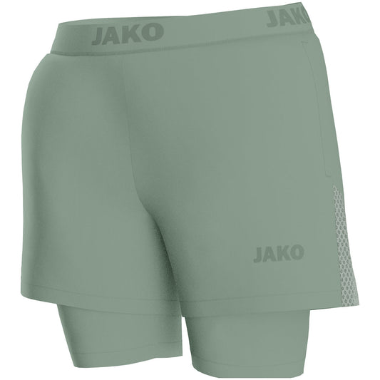 JAKO 2-in-1 Short Power Damen Grün