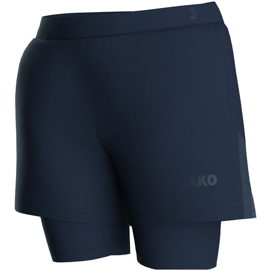 JAKO 2-in-1 Short Power Damen Blau