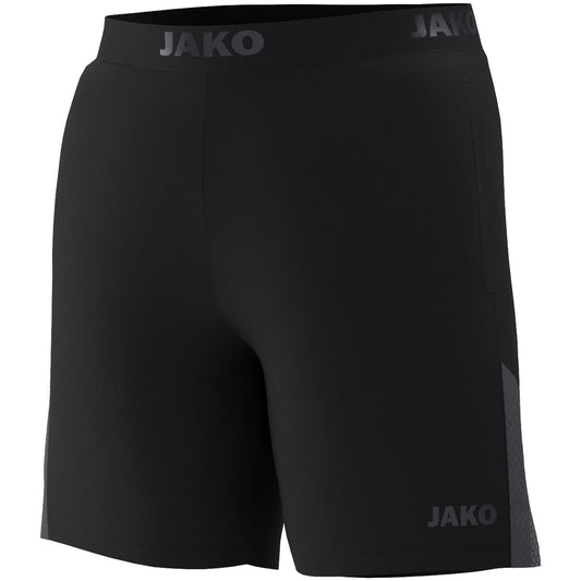 JAKO Running Short Power Unisex Schwarz