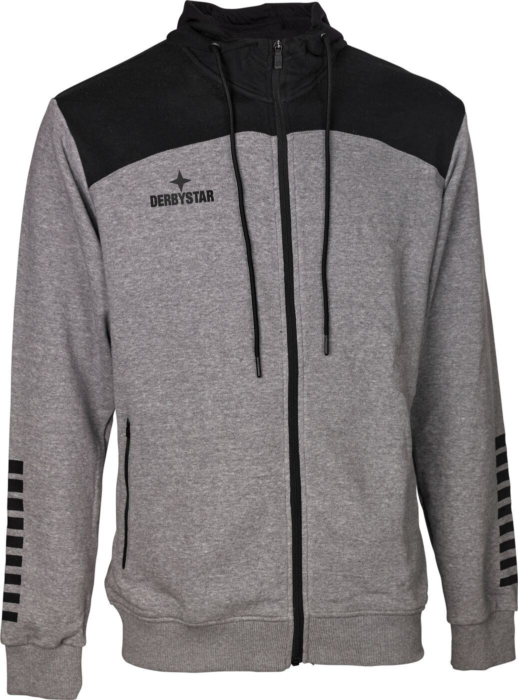 DERBYSTAR Kapuzen-Sweatjacke Ultimo v23 Unisex Grau