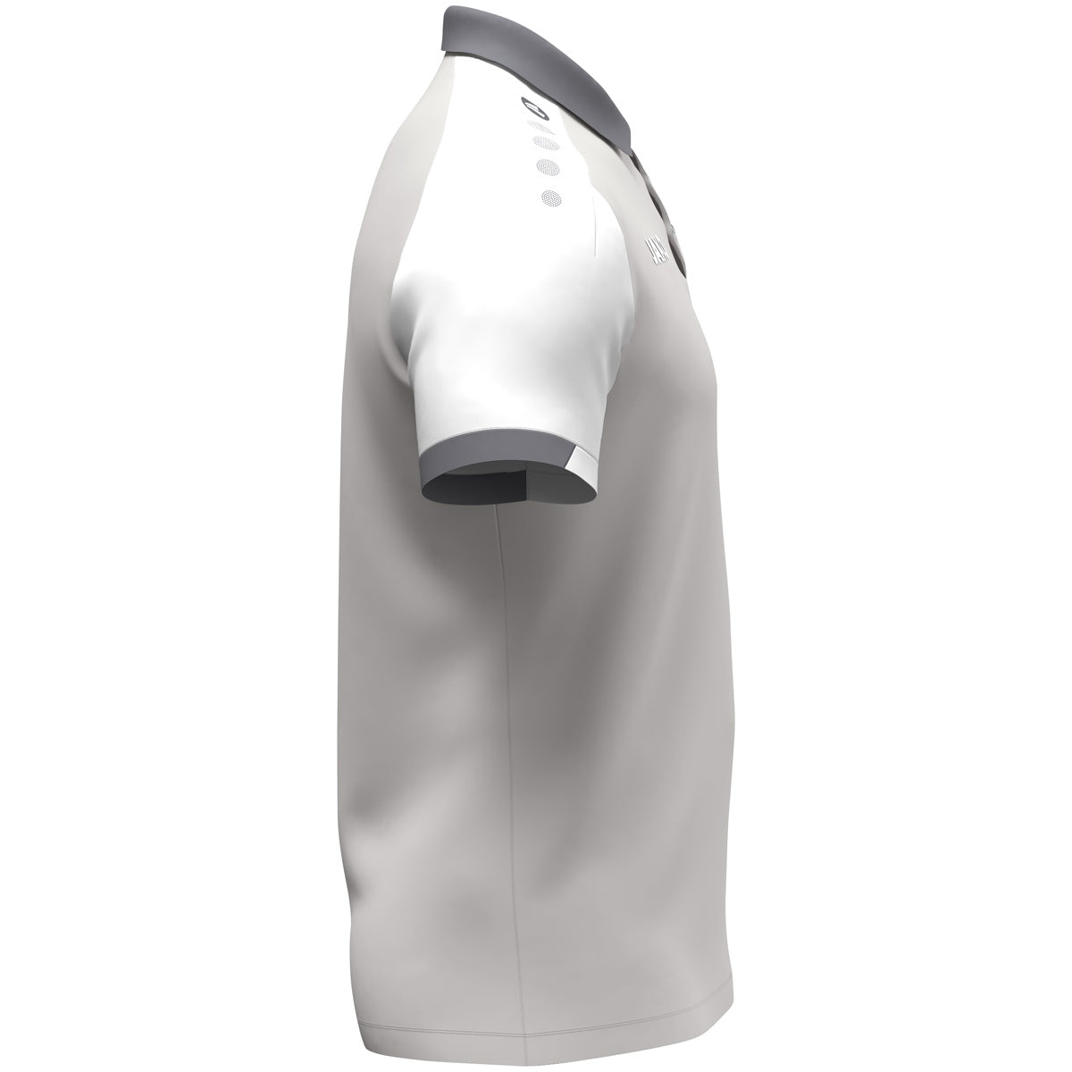 JAKO Polo Dynamic (hellgrau/weiß/grau)