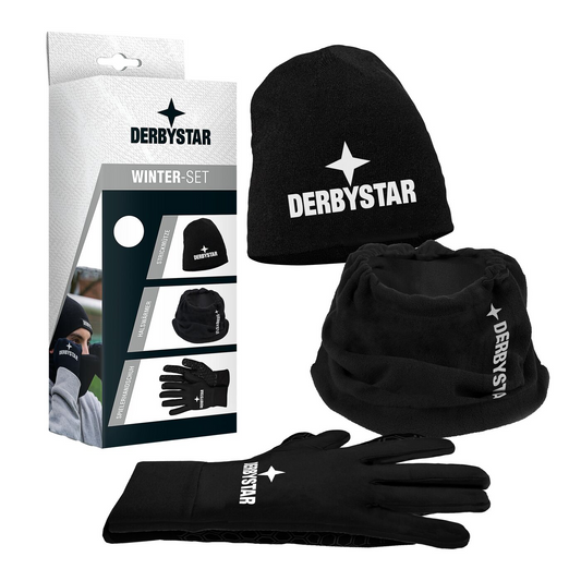 DERBYSTAR Winter-Set v22 Unisex Schwarz