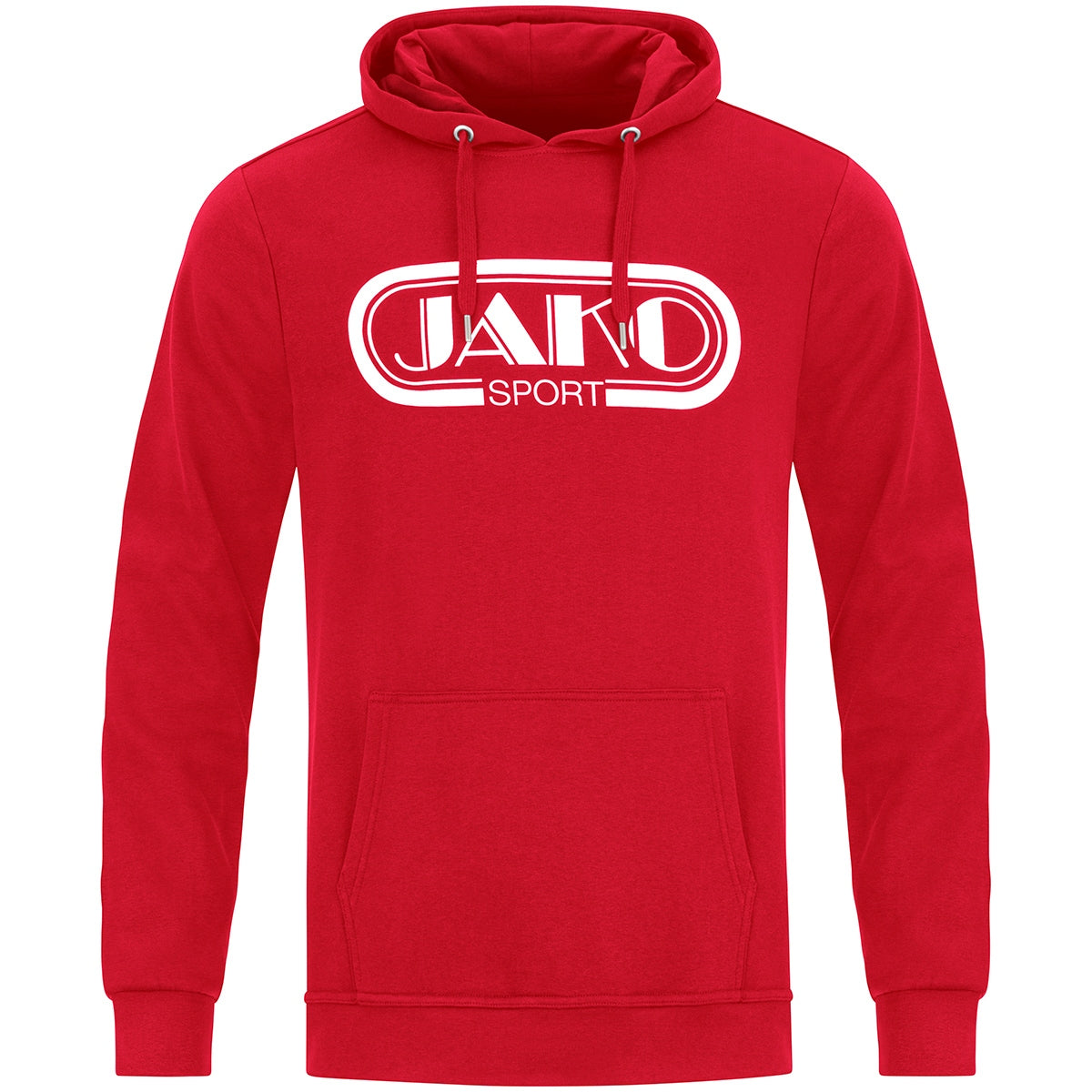 JAKO Kapuzensweat Retro Unisex Rot