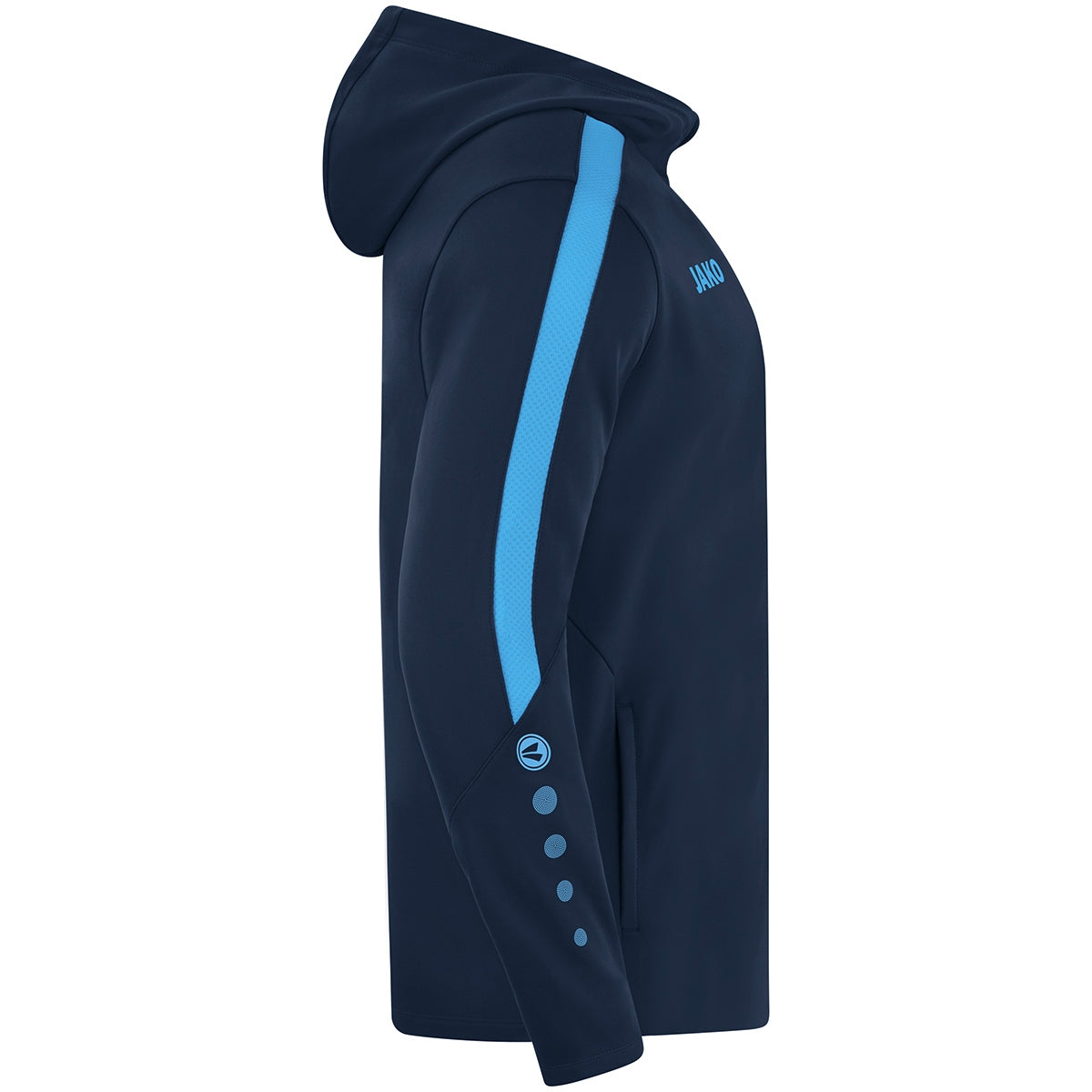 JAKO Kapuzenjacke Power (marine/skyblue)