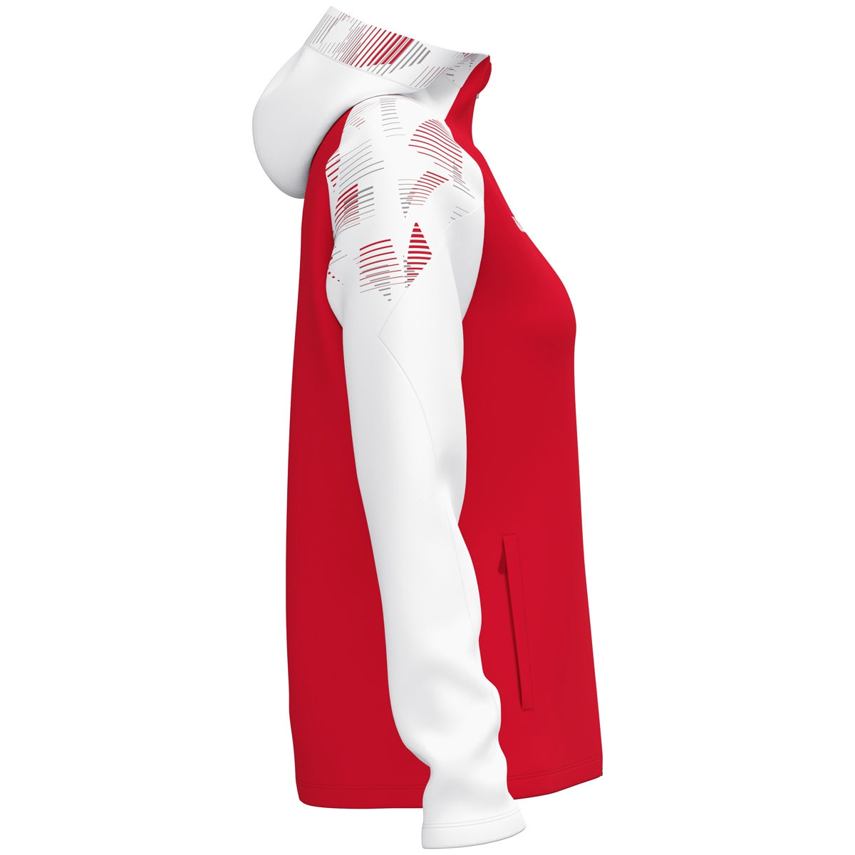 JAKO Kapuzenjacke Sonic Damen (rot/weiß)