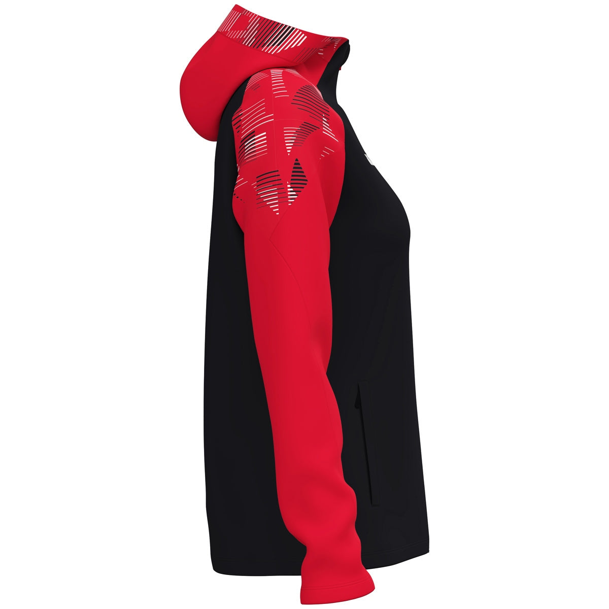 JAKO Kapuzenjacke Sonic Damen (schwarz/rot)