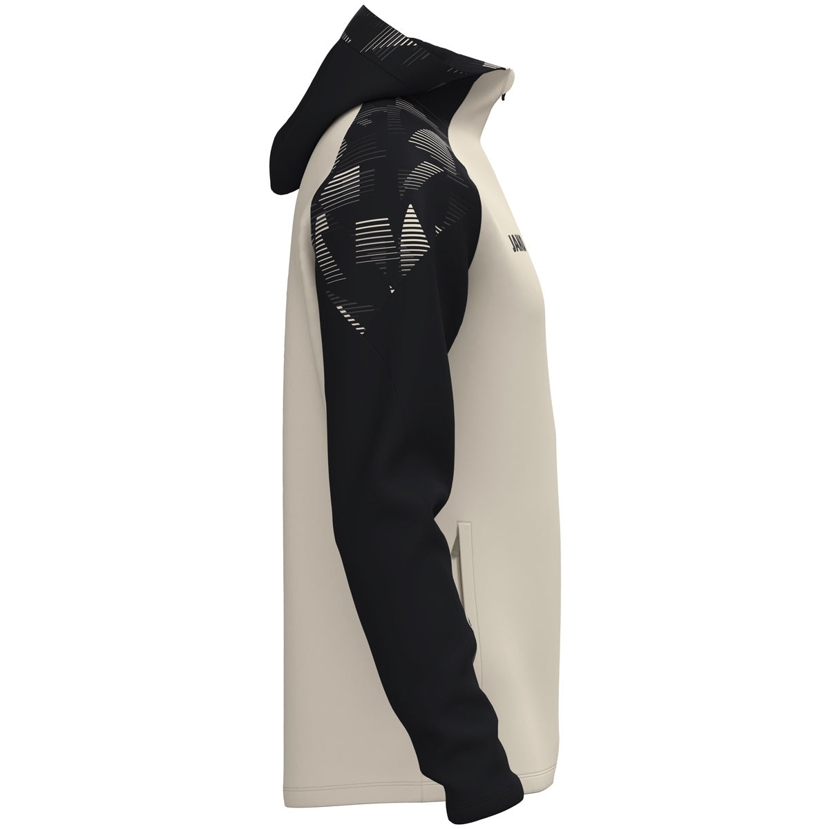 JAKO Kapuzenjacke Sonic (off white/schwarz)
