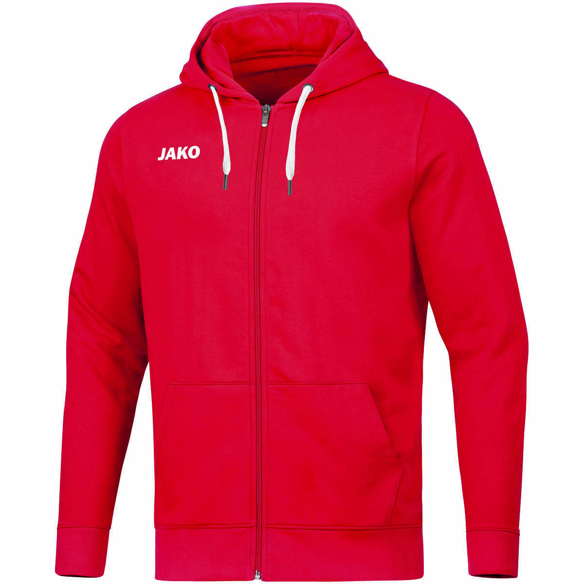 JAKO Kapuzenjacke Base Kinder Rot