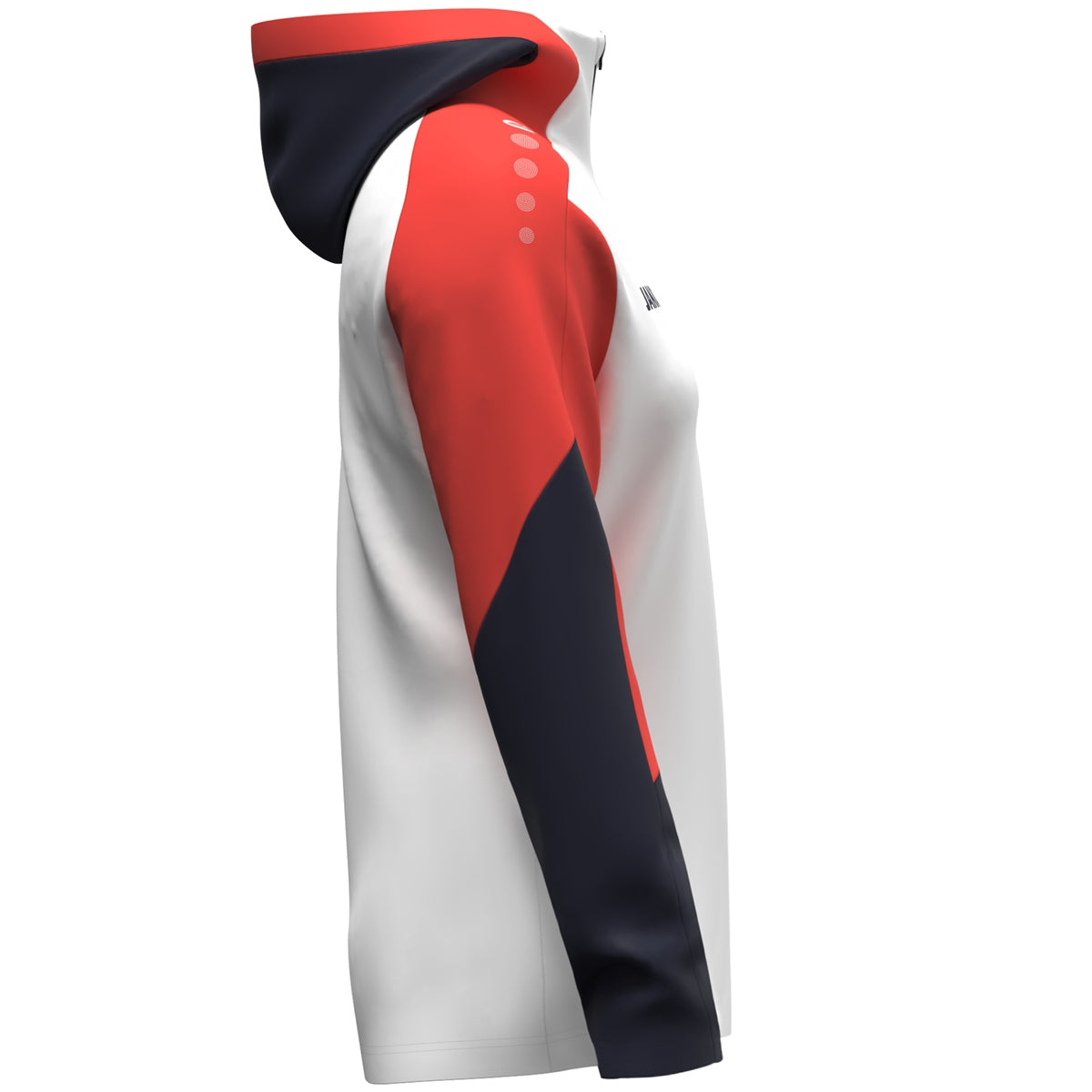 JAKO Kapuzenjacke Dynamic Damen (weiß/coral/marine)