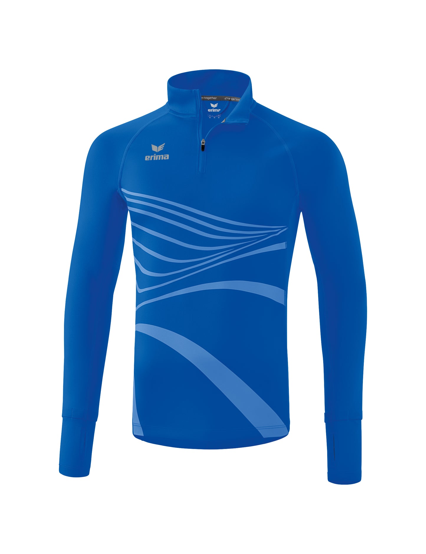 ERIMA RACING Longsleeve Kinder Blau