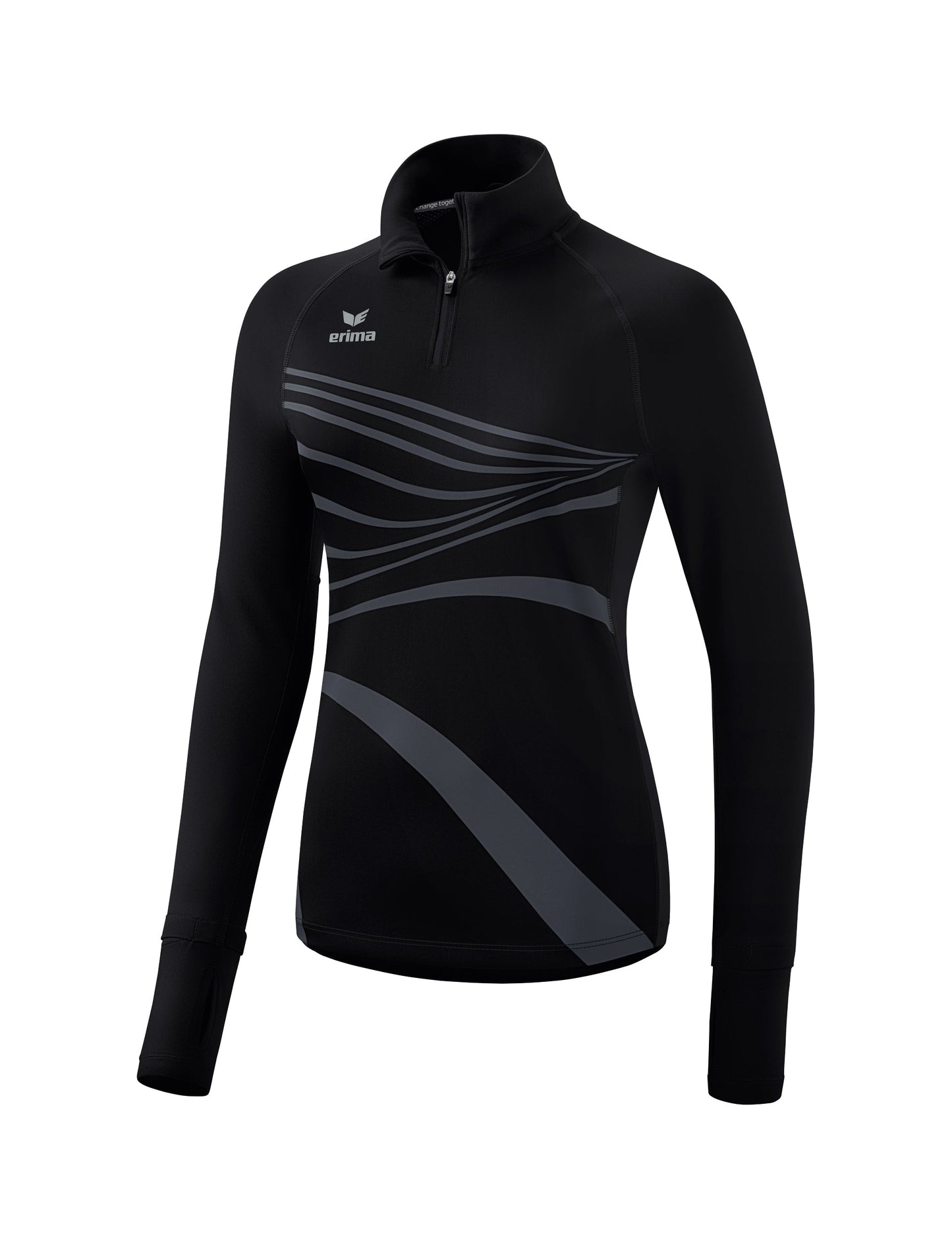 ERIMA RACING Longsleeve Damen Schwarz
