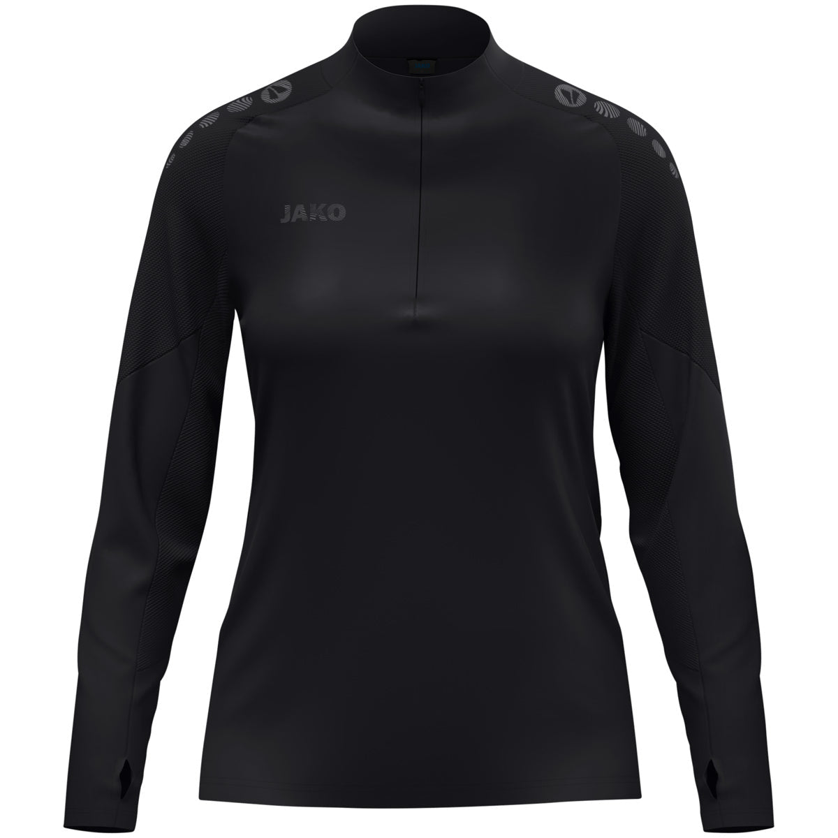 JAKO Ziptop Light Flow Damen Schwarz