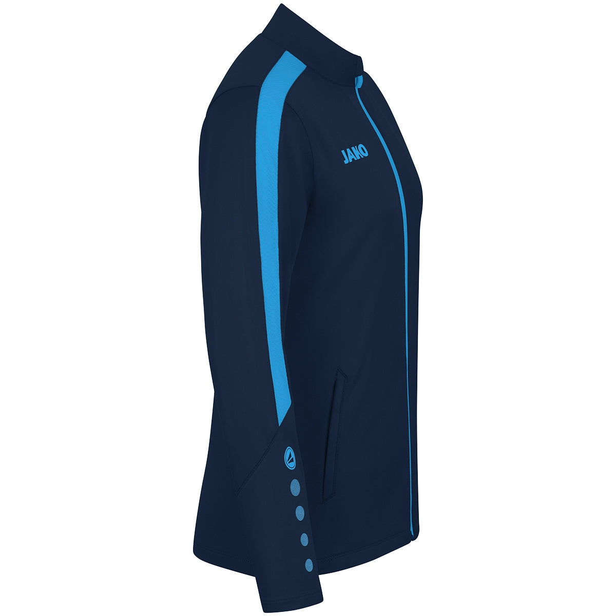 JAKO Polyesterjacke Power Damen (marine/skyblue)
