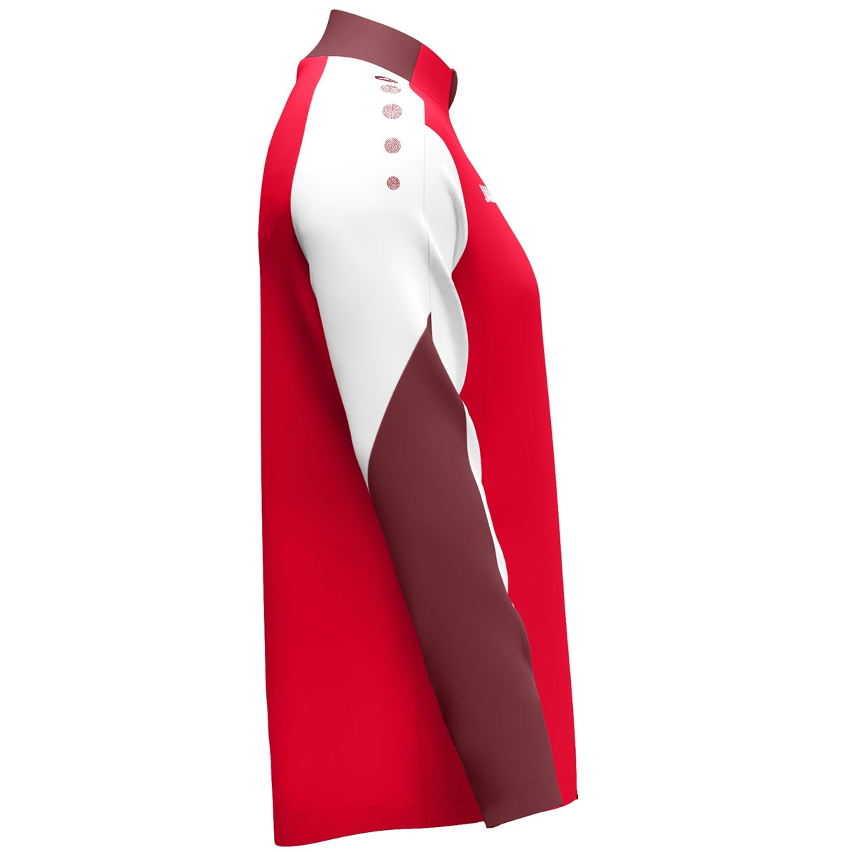 JAKO Polyesterjacke Dynamic Damen (rot/weiß/dunkelrot)