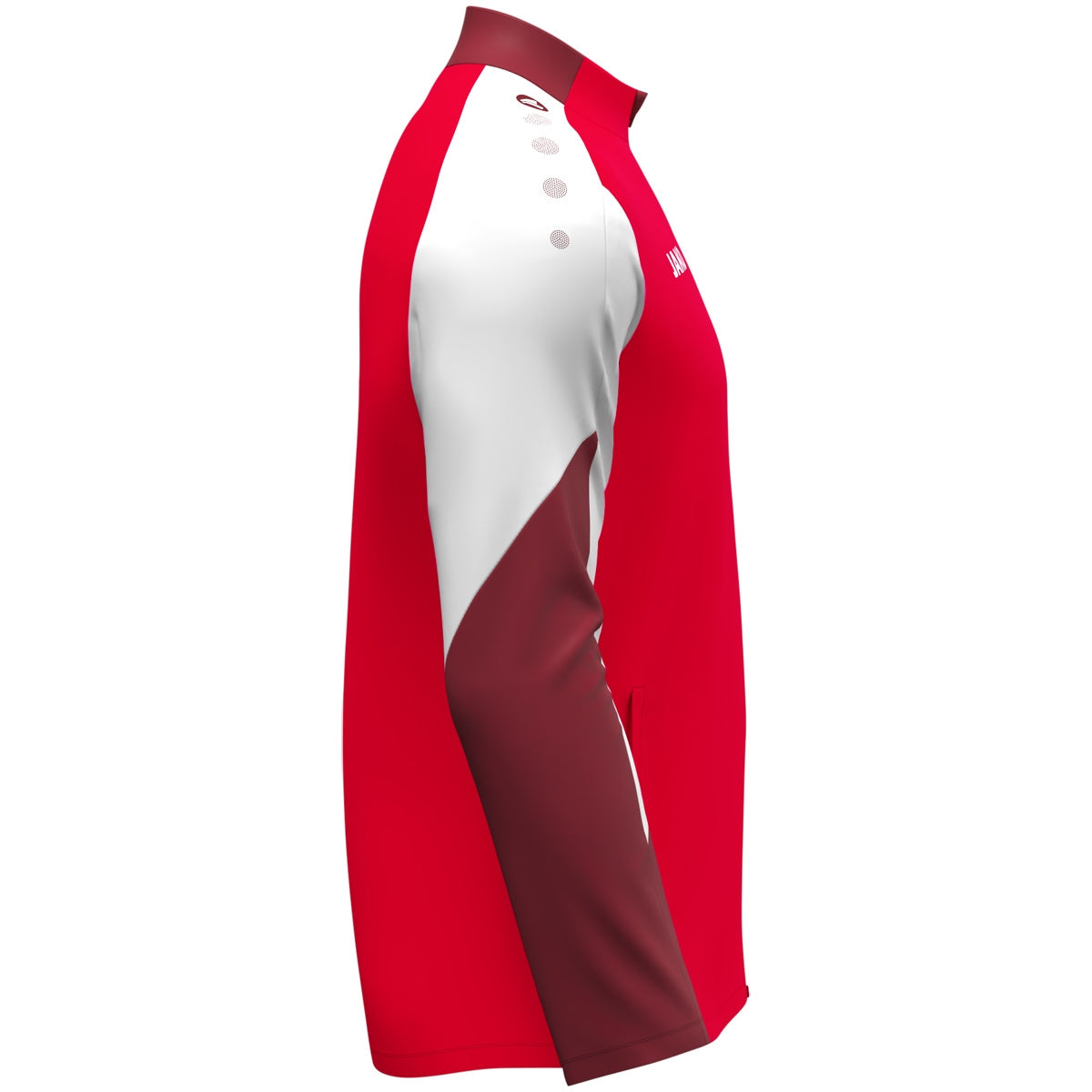 JAKO Polyesterjacke Dynamic (rot/weiß/dunkelrot)
