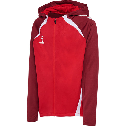 HUMMEL Lead 2.0 Zip Hoodie Unisex Kind Rot