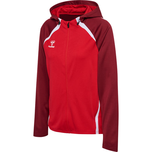 HUMMEL Lead 2.0 Zip Hoodie Damen Rot