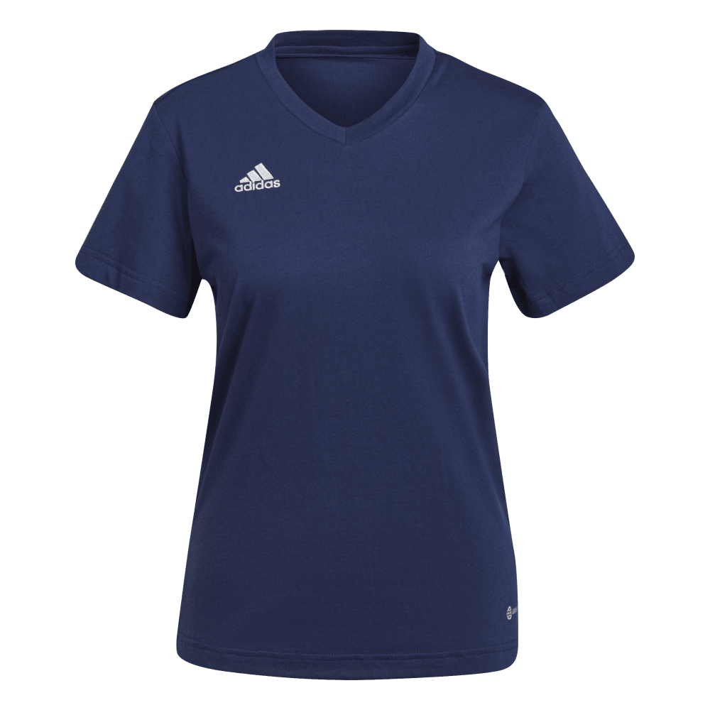 ADIDAS Entrada 22 T-Shirt Damen (team navy blue 2) - Front Center View