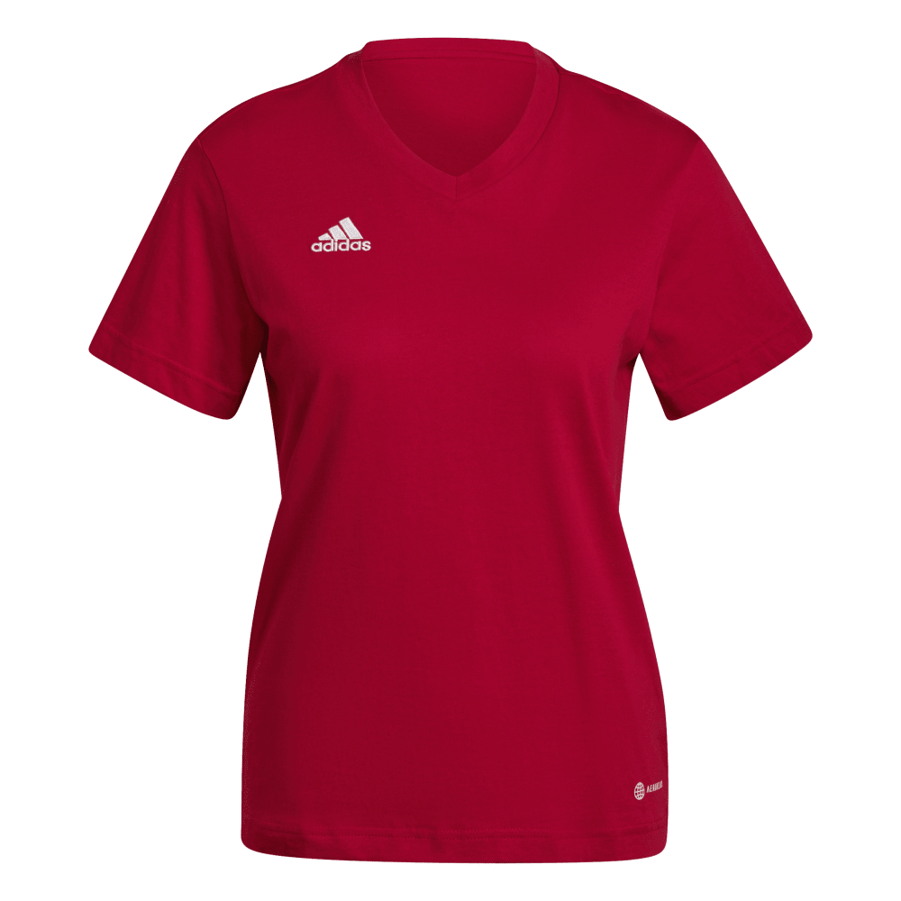 ADIDAS Entrada 22 T-Shirt Damen (team power red 2) - Front Center View