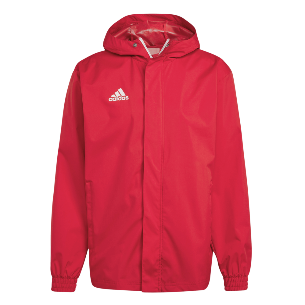 ADIDAS Entrada 22 All-Weather Jacke Herren (team power red 2) - Front Center View