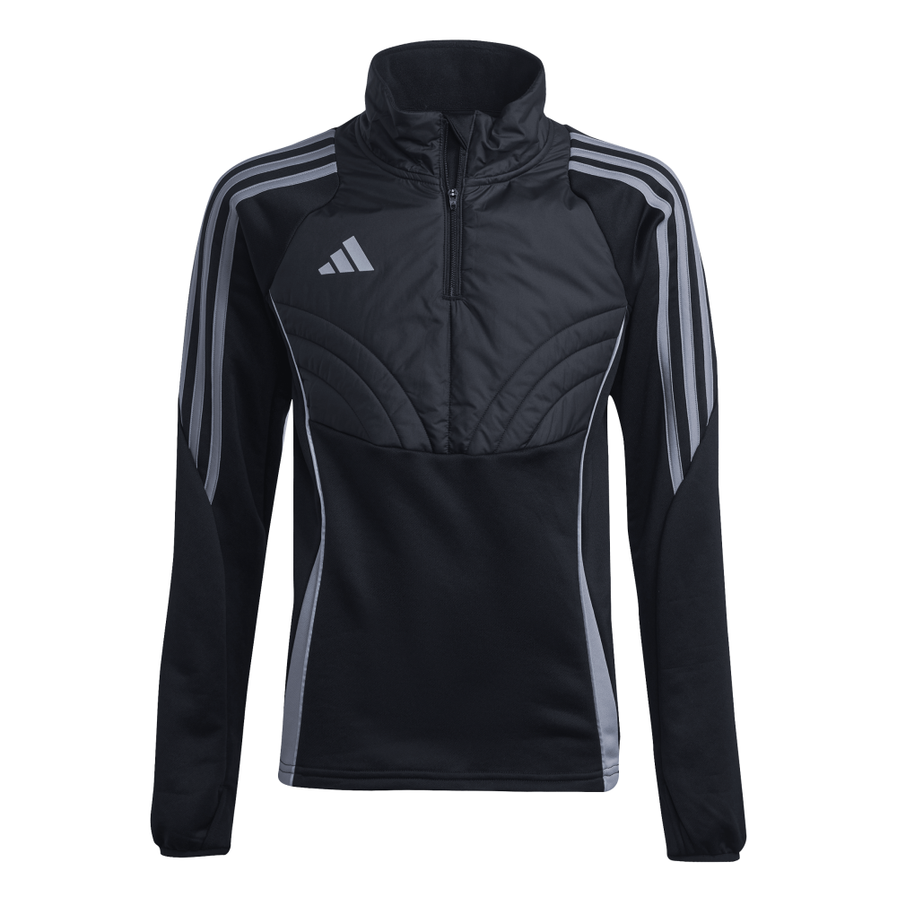 ADIDAS Tiro 24 Winterized Kids Oberteil (BLACK/LIGHT ONIX) - Front Center View