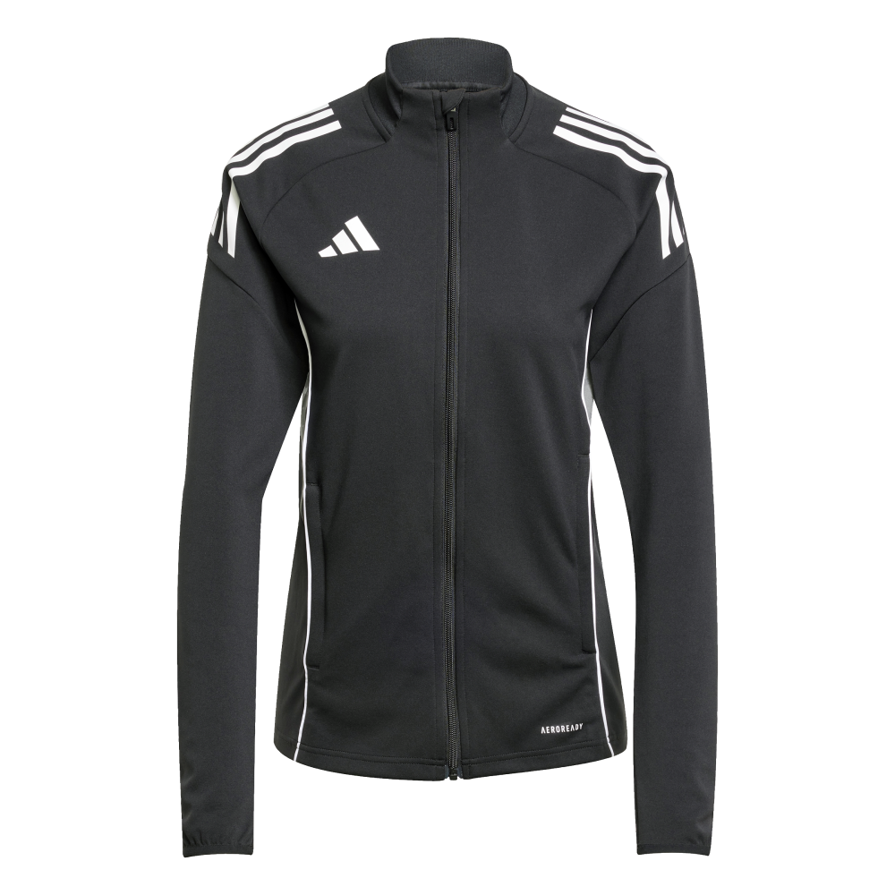 ADIDAS Tiro 25 Competition Trainingsjacke Damen (black/team grey four) - Front View