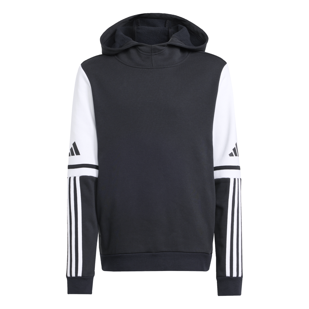 ADIDAS Squadra 25 Sweat Kids Hoodie (black/white) - Front View