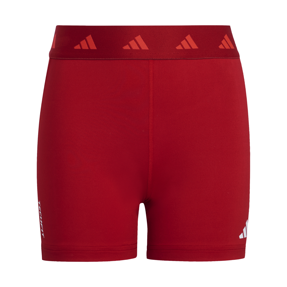 ADIDAS Techfit Kurze Leggings Kind (team power red 2/bright red/white) - Front Center View