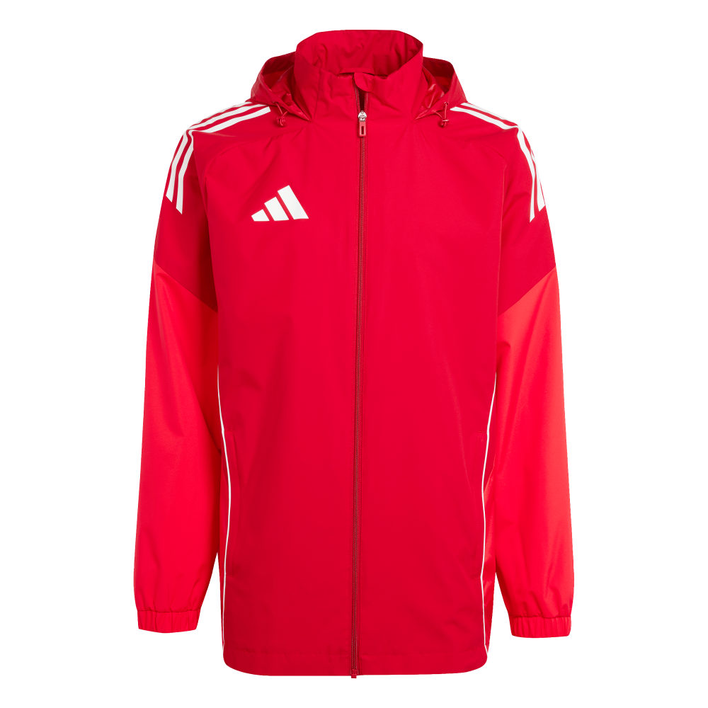 ADIDAS Tiro 25 Competition All-Weather Jacke Herren (team power red 2/pure ruby) - Front Center View