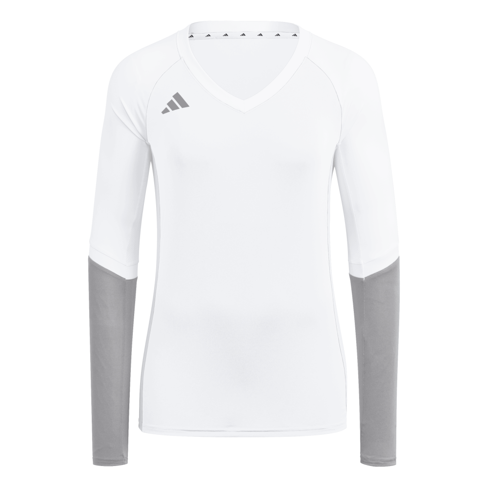 ADIDAS Quickset Langärmeliges Volleyballtrikot Damen (white) - Front View