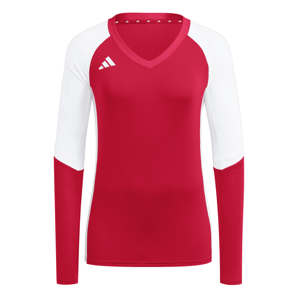 ADIDAS Quickset Langärmeliges Volleyballtrikot Damen (team power red 2) - Front View