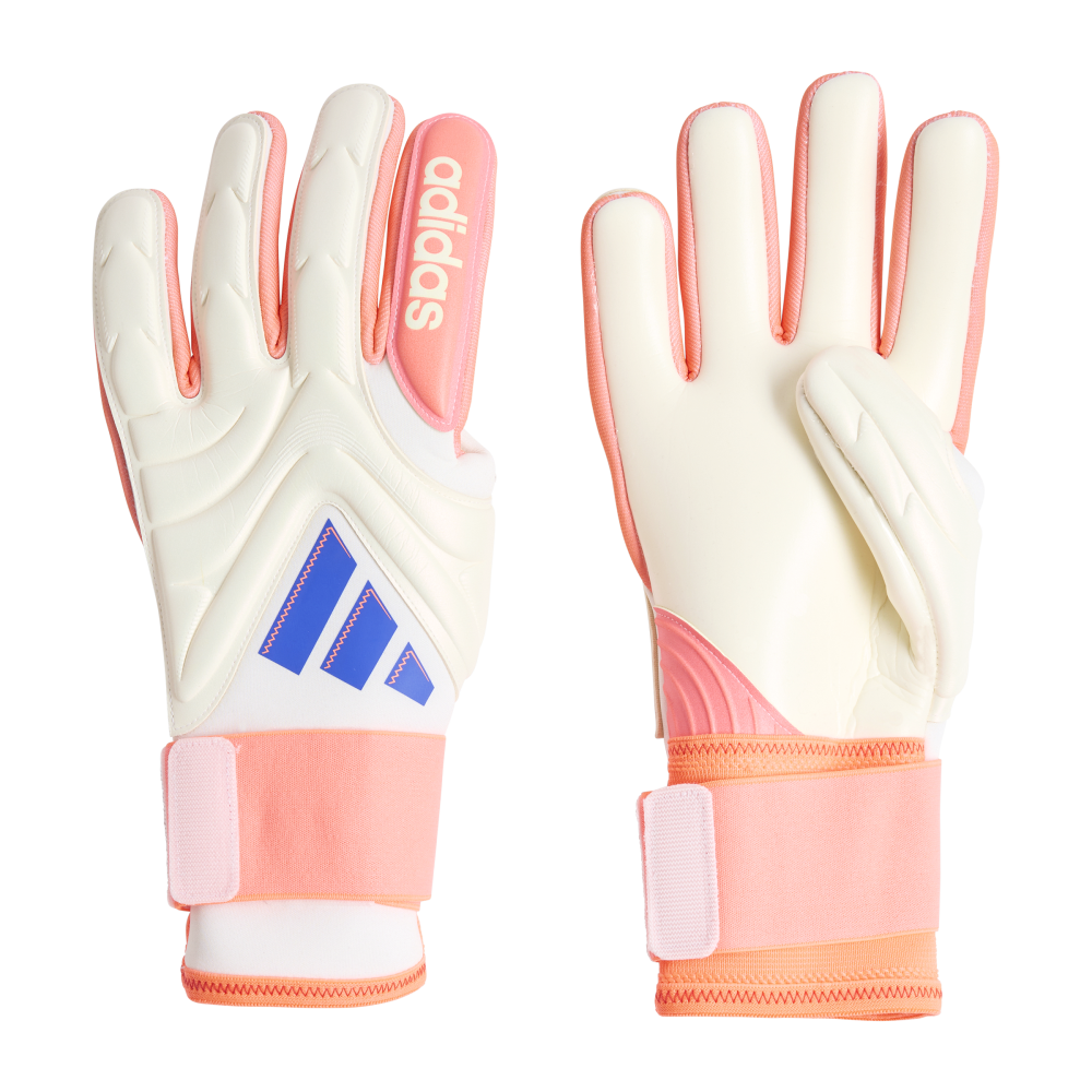 ADIDAS Copa Pro Torwarthandschuh (off white/lucid blue/signal coral) - Front Center View