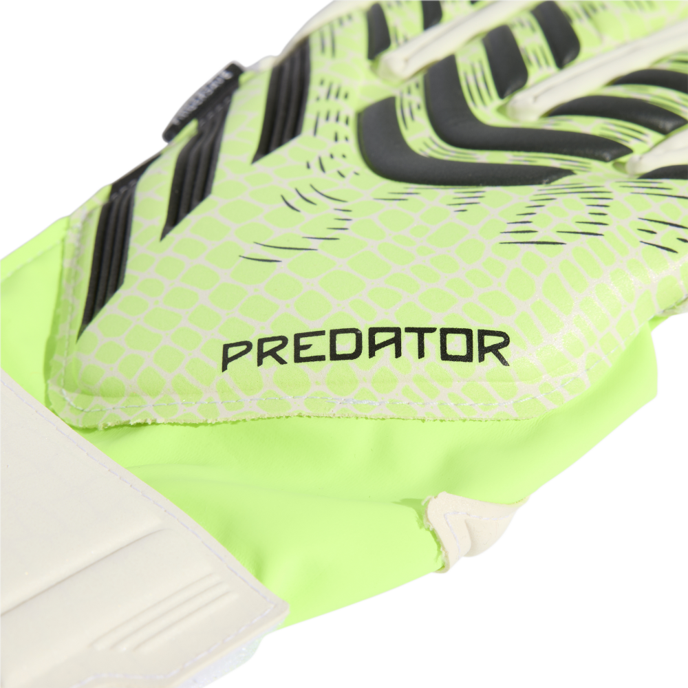ADIDAS Predator Match Fingersave Torwarthandschuhe Für Kinder (lucid lemon/white/black) - Detail View 2