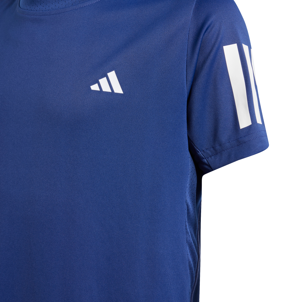 ADIDAS Club Tennis 3-Streifen Kids T-Shirt (dark blue) - Detail View 3