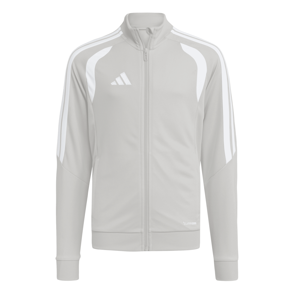 ADIDAS Tiro26 League Kids Trainingsjacke (team light grey/white) - Front View