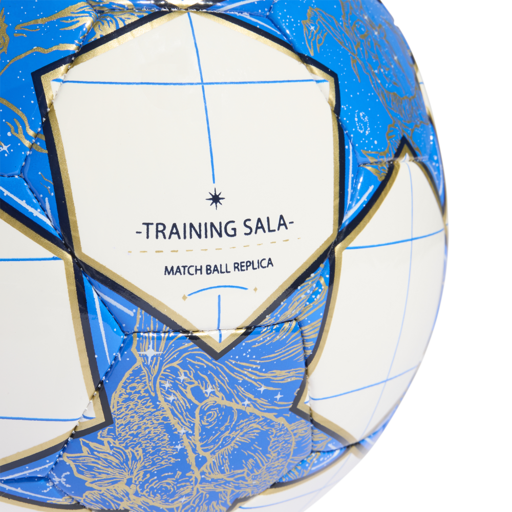 ADIDAS Ucl Training Sala 25/26 League Stage Ball (white/dark blue/PANTONE/gold met.) - Detail View 2