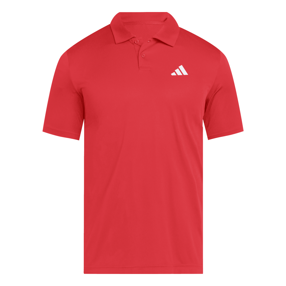 ADIDAS Club Tennis Poloshirt Herren (pure ruby) - Front View