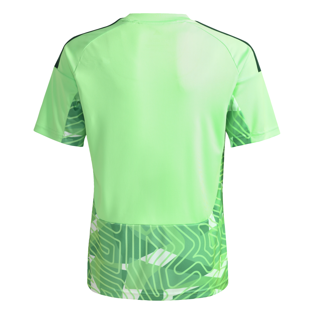 ADIDAS Tiro26 Competition Kurzarm-Torwarttrikot Kind (lime burst) - Back Center View