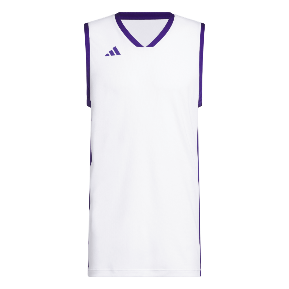 ADIDAS 3G Speed Basketballtrikot Zum Wenden Herren (white/team colleg purple) - Front Center View